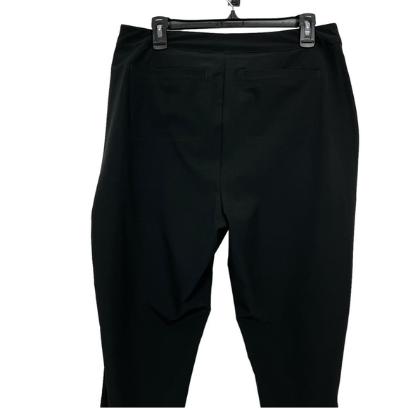 Chico’s Women’s Pull On Pants Sz 10 (Chico Sz 1.5) Color Black Pockets Stretch - Picture 4 of 12